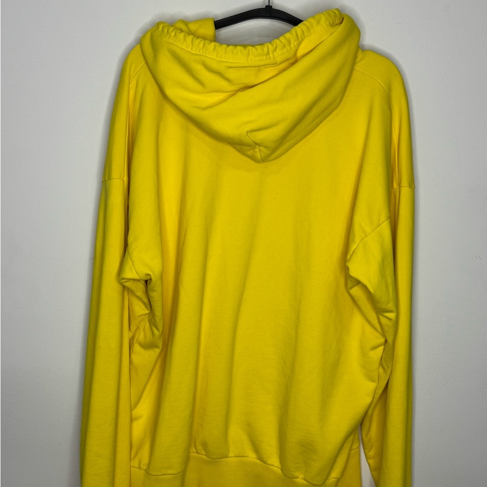 Diesel Alby Logo Varsity Hoodie Yellow Men’s Size Large - Picture 5 of 5